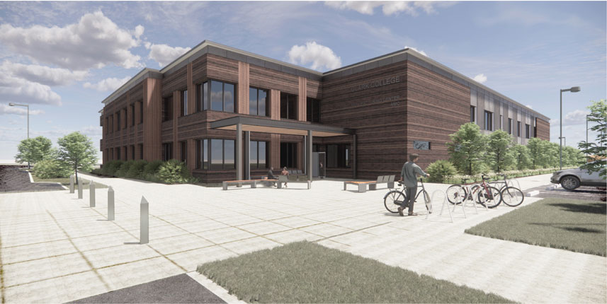 Clark College Advanced Manufacturing Center rendering