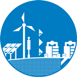 Blue Energy Icon
