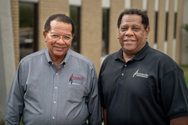 Michael Carter and Cordell Kidd of Pinnacle Construction Partners