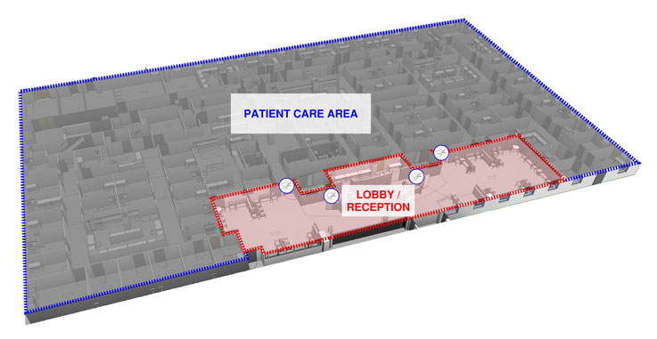 healthcare facility BIM model