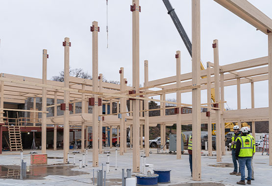 construction using mass timber