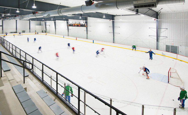West Fargo Hockey Arena rink
