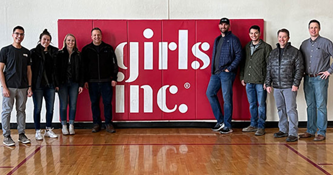 Mortenson team members at Girls Inc in Denver