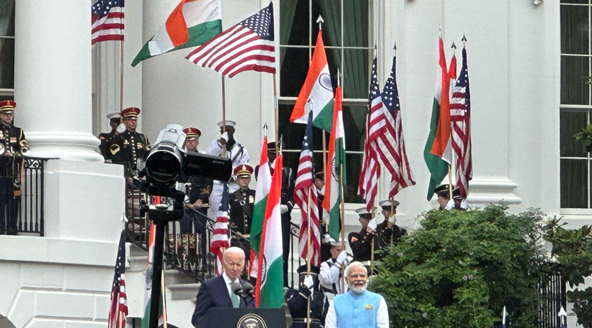 Whitehouse Indian Prime minister and President Biden
