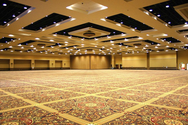 Empty event center hall