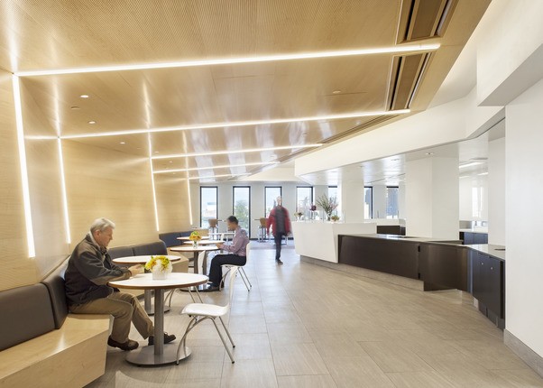 inside the renovated Byron G. Rogers Federal Office building