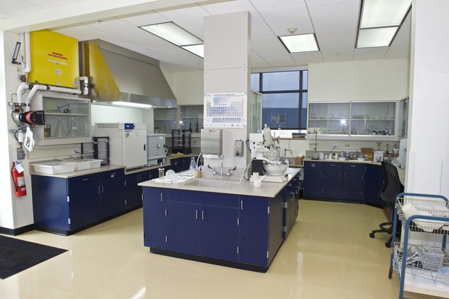 kitchen area in wastewater treatment facility 