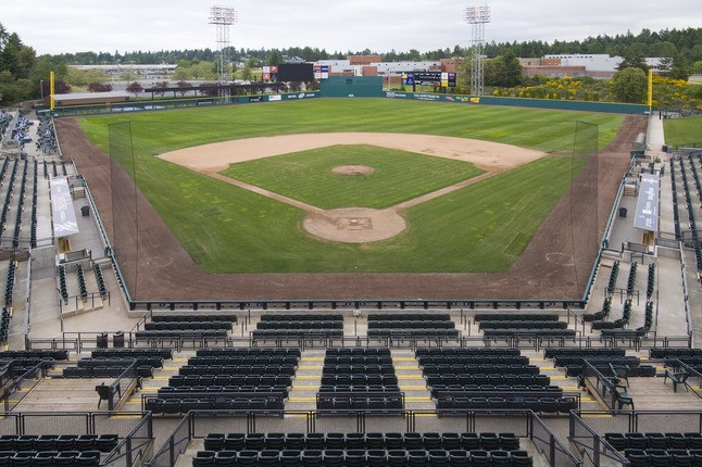 Cheney Stadium baseball field
