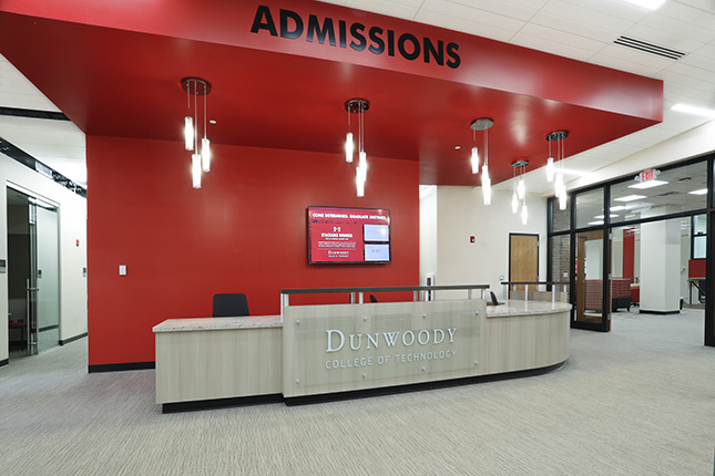 Dunwoody College of Technology campus admissions