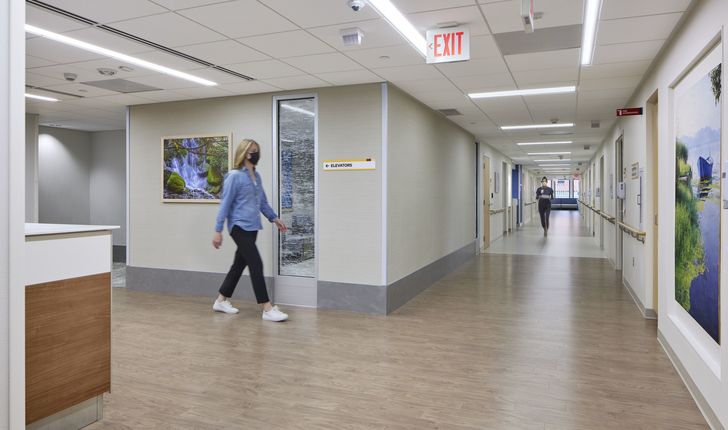 Fairview UMMC Hospital hallway