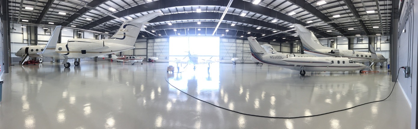 private airplane hangar