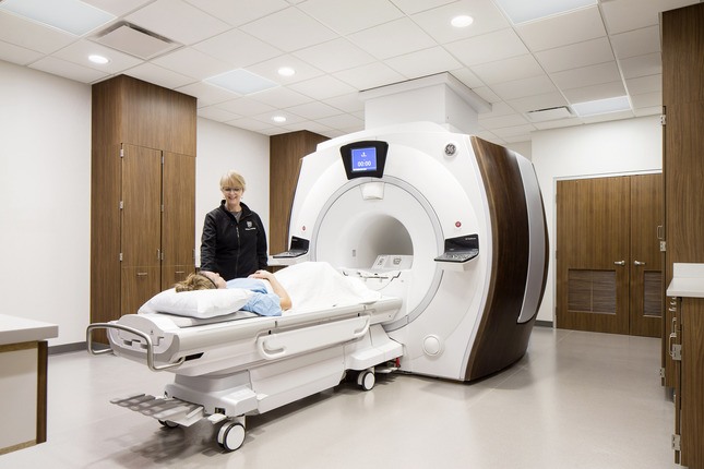 Mayo Clinic Square CT scan room
