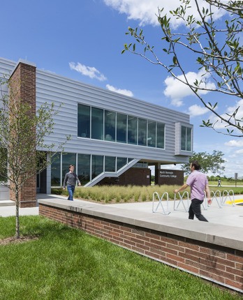 exterior of health careers center