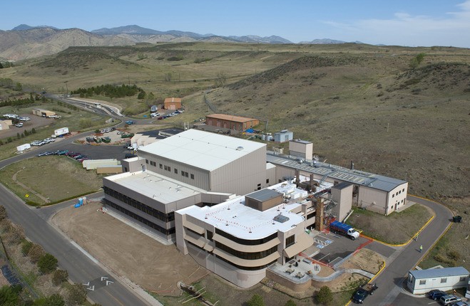 exterior of new construction renewable energy lab