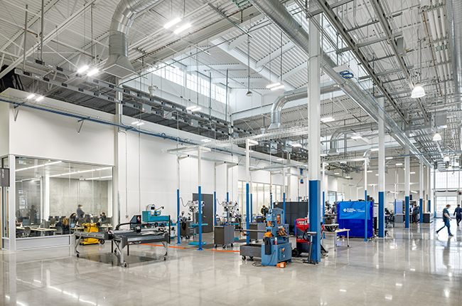 Hands-on learning in manufacturing space