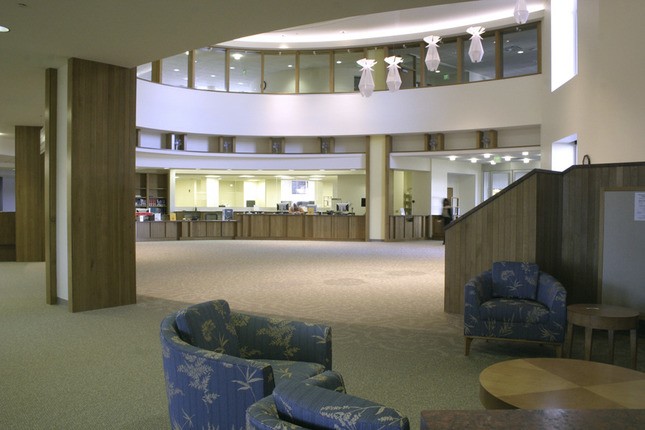 interior of medical lobby