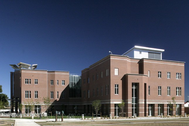 brick exterior of medical building
