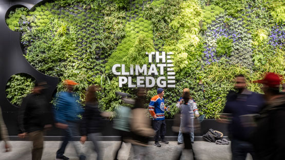 Climate Pledge Arena lobby