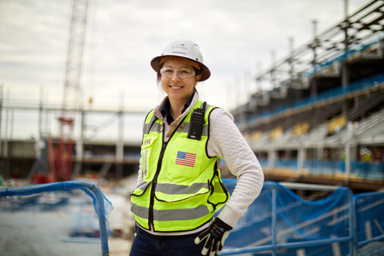 Sarah Narjes construction project manager