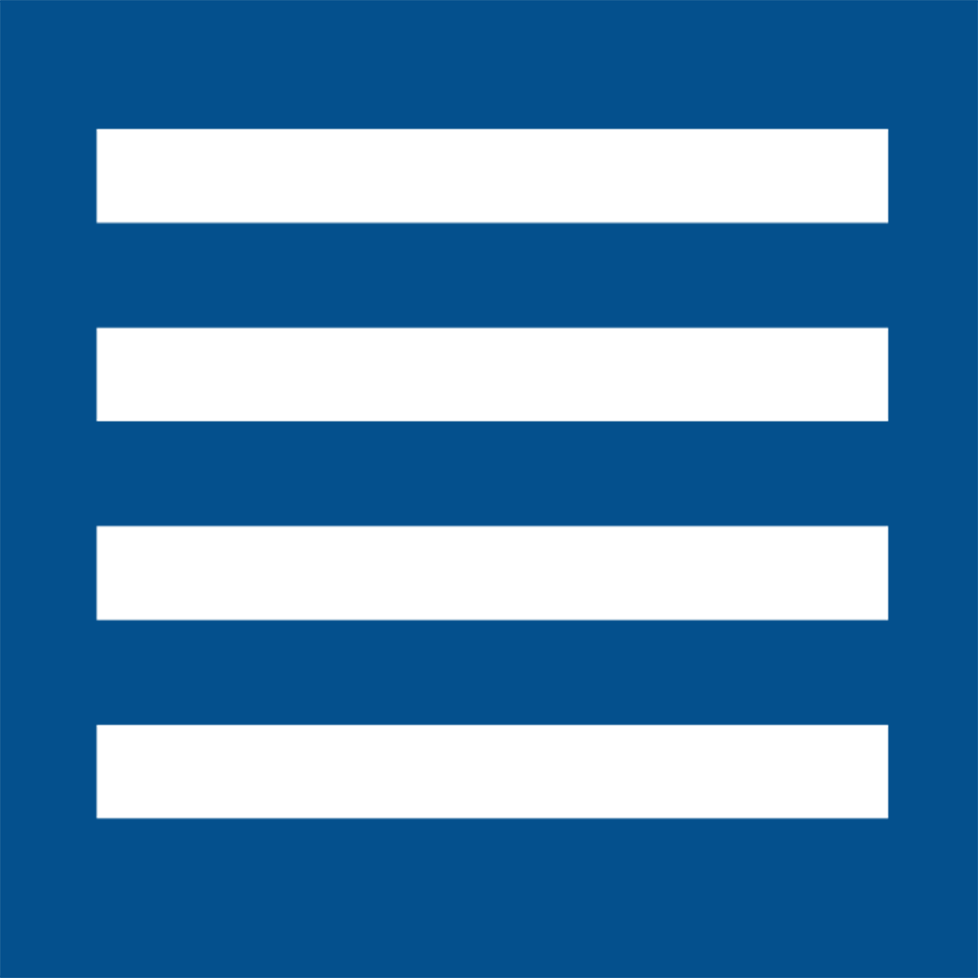 Simple Blue and Black Horizontal Bar Icon