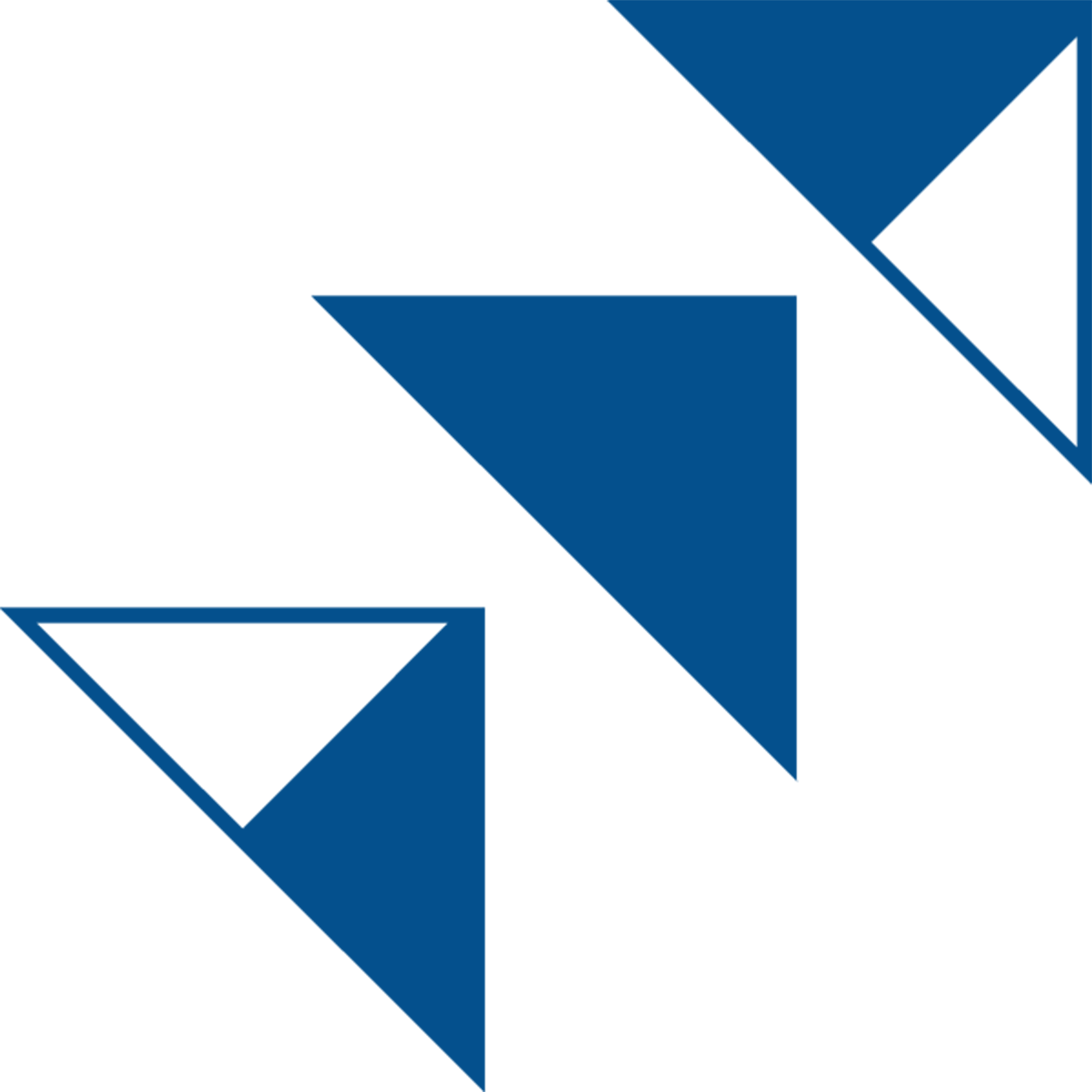 Abstract Blue Geometric Triangle Pattern on Black