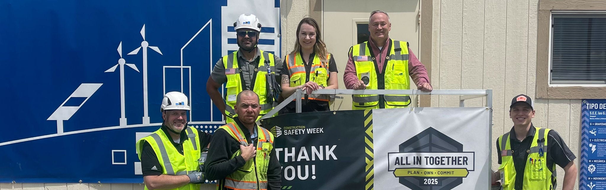 Construction Team Celebrates Safety Week Event