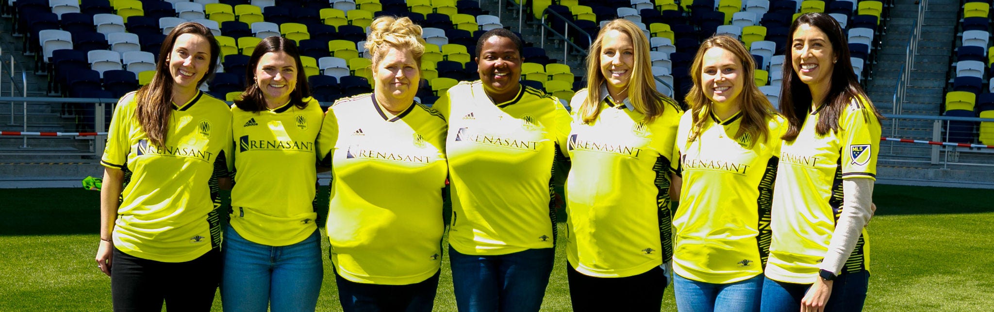 Ashley Clark and Mortenson project team at Geodis Park